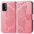 Coque Portefeuille Papillon Livre Cuir Etui Clapet pour Xiaomi Redmi 9 Power Rose Rouge