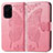 Coque Portefeuille Papillon Livre Cuir Etui Clapet pour Xiaomi Redmi K40 5G Rose Rouge