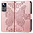 Coque Portefeuille Papillon Livre Cuir Etui Clapet pour Xiaomi Redmi K50 Ultra 5G Rose