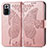 Coque Portefeuille Papillon Livre Cuir Etui Clapet pour Xiaomi Redmi Note 10 Pro 4G Rose