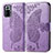 Coque Portefeuille Papillon Livre Cuir Etui Clapet pour Xiaomi Redmi Note 10 Pro Max Violet Clair