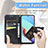 Coque Portefeuille Papillon Livre Cuir Etui Clapet pour Xiaomi Redmi Note 11 4G (2021) Petit
