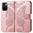 Coque Portefeuille Papillon Livre Cuir Etui Clapet pour Xiaomi Redmi Note 11 4G (2021) Rose