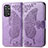 Coque Portefeuille Papillon Livre Cuir Etui Clapet pour Xiaomi Redmi Note 11 Pro 4G Violet Clair