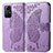 Coque Portefeuille Papillon Livre Cuir Etui Clapet pour Xiaomi Redmi Note 12S Violet Clair