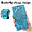 Coque Portefeuille Papillon Livre Cuir Etui Clapet S01D pour Samsung Galaxy S22 Ultra 5G Petit
