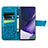 Coque Portefeuille Papillon Livre Cuir Etui Clapet S01D pour Samsung Galaxy S22 Ultra 5G Petit