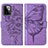 Coque Portefeuille Papillon Livre Cuir Etui Clapet Y01B pour Motorola Moto G Power 5G (2023) Violet Clair