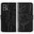 Coque Portefeuille Papillon Livre Cuir Etui Clapet Y01B pour Motorola Moto G Stylus (2023) 4G Noir