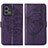 Coque Portefeuille Papillon Livre Cuir Etui Clapet Y01B pour Motorola Moto G Stylus (2023) 4G Violet