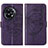 Coque Portefeuille Papillon Livre Cuir Etui Clapet Y01B pour OnePlus 11R 5G Violet