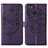 Coque Portefeuille Papillon Livre Cuir Etui Clapet Y01B pour Samsung Galaxy A21 Petit