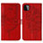 Coque Portefeuille Papillon Livre Cuir Etui Clapet Y01B pour Samsung Galaxy A22s 5G Rouge