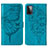 Coque Portefeuille Papillon Livre Cuir Etui Clapet Y01B pour Samsung Galaxy A72 4G Petit