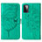 Coque Portefeuille Papillon Livre Cuir Etui Clapet Y01B pour Samsung Galaxy A72 4G Petit