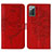 Coque Portefeuille Papillon Livre Cuir Etui Clapet Y01B pour Samsung Galaxy Note 20 5G Rouge