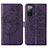 Coque Portefeuille Papillon Livre Cuir Etui Clapet Y01B pour Samsung Galaxy S20 Lite 5G Petit