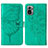 Coque Portefeuille Papillon Livre Cuir Etui Clapet Y01B pour Xiaomi Redmi Note 10 4G Petit