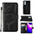 Coque Portefeuille Papillon Livre Cuir Etui Clapet Y02B pour Samsung Galaxy A23 4G Petit