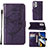 Coque Portefeuille Papillon Livre Cuir Etui Clapet Y02B pour Samsung Galaxy A73 5G Petit