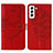 Coque Portefeuille Papillon Livre Cuir Etui Clapet Y06B pour Samsung Galaxy S21 FE 5G Petit