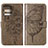 Coque Portefeuille Papillon Livre Cuir Etui Clapet YB1 pour Motorola Moto Edge 40 Pro 5G Gris