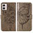 Coque Portefeuille Papillon Livre Cuir Etui Clapet YB1 pour Motorola Moto G53 5G Petit