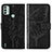 Coque Portefeuille Papillon Livre Cuir Etui Clapet YB1 pour Nokia C31 Petit