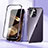 Coque Rebord Bumper Luxe Aluminum Metal Miroir 360 Degres Housse Etui Aimant LK1 pour Apple iPhone 15 Petit