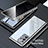 Coque Rebord Bumper Luxe Aluminum Metal Miroir 360 Degres Housse Etui Aimant LK1 pour Samsung Galaxy Note 20 Ultra 5G Petit