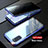 Coque Rebord Bumper Luxe Aluminum Metal Miroir 360 Degres Housse Etui Aimant LK1 pour Samsung Galaxy S20 Petit