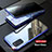 Coque Rebord Bumper Luxe Aluminum Metal Miroir 360 Degres Housse Etui Aimant LK1 pour Samsung Galaxy S20 Plus 5G Bleu