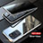 Coque Rebord Bumper Luxe Aluminum Metal Miroir 360 Degres Housse Etui Aimant LK1 pour Samsung Galaxy S20 Ultra 5G Argent