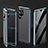 Coque Rebord Bumper Luxe Aluminum Metal Miroir 360 Degres Housse Etui Aimant LK1 pour Samsung Galaxy S22 Ultra 5G Petit