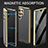 Coque Rebord Bumper Luxe Aluminum Metal Miroir 360 Degres Housse Etui Aimant LK2 pour Samsung Galaxy S22 5G Petit