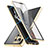 Coque Rebord Bumper Luxe Aluminum Metal Miroir 360 Degres Housse Etui Aimant LK2 pour Samsung Galaxy S22 Ultra 5G Petit