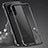 Coque Rebord Bumper Luxe Aluminum Metal Miroir 360 Degres Housse Etui Aimant LK3 pour Samsung Galaxy S20 Ultra 5G Noir