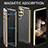 Coque Rebord Bumper Luxe Aluminum Metal Miroir 360 Degres Housse Etui Aimant LK3 pour Samsung Galaxy S24 Ultra 5G Petit