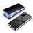 Coque Rebord Bumper Luxe Aluminum Metal Miroir 360 Degres Housse Etui Aimant LK4 pour Samsung Galaxy S20 Ultra 5G Or Rose