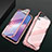 Coque Rebord Bumper Luxe Aluminum Metal Miroir 360 Degres Housse Etui Aimant M01 pour Oppo A12e Or Rose