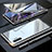 Coque Rebord Bumper Luxe Aluminum Metal Miroir 360 Degres Housse Etui Aimant M01 pour Samsung Galaxy Note 10 Plus 5G Petit