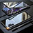 Coque Rebord Bumper Luxe Aluminum Metal Miroir 360 Degres Housse Etui Aimant M01 pour Samsung Galaxy Note 10 Plus 5G Petit