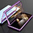 Coque Rebord Bumper Luxe Aluminum Metal Miroir 360 Degres Housse Etui Aimant M01 pour Samsung Galaxy S24 Plus 5G Petit