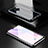 Coque Rebord Bumper Luxe Aluminum Metal Miroir 360 Degres Housse Etui Aimant M01 pour Vivo S1 Pro Noir