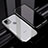 Coque Rebord Bumper Luxe Aluminum Metal Miroir 360 Degres Housse Etui Aimant M02 pour Apple iPhone 11 Pro Argent