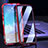 Coque Rebord Bumper Luxe Aluminum Metal Miroir 360 Degres Housse Etui Aimant M02 pour Apple iPhone 11 Pro Petit