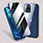 Coque Rebord Bumper Luxe Aluminum Metal Miroir 360 Degres Housse Etui Aimant M02 pour Apple iPhone 13 Bleu