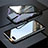 Coque Rebord Bumper Luxe Aluminum Metal Miroir 360 Degres Housse Etui Aimant M02 pour Oppo A12e Petit