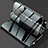 Coque Rebord Bumper Luxe Aluminum Metal Miroir 360 Degres Housse Etui Aimant M02 pour Samsung Galaxy S22 Plus 5G Noir