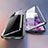 Coque Rebord Bumper Luxe Aluminum Metal Miroir 360 Degres Housse Etui Aimant M02 pour Samsung Galaxy S22 Ultra 5G Petit